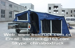 Camper trailer with tent